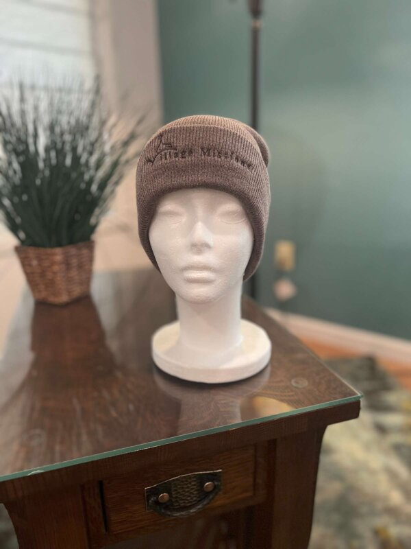 Beanie - brown (cuffed) - Image 2