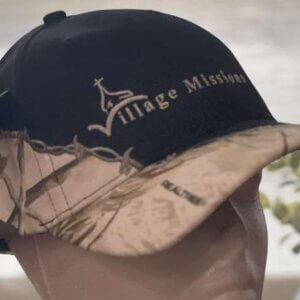 Ball cap - black & realtree camouflage