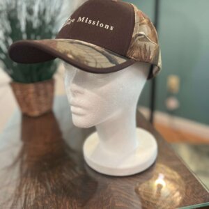 Ball cap - brown & realtree camouflage